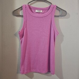Ribbed Scoop Neck Tank